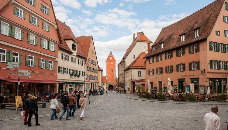 Dinkelsbühl; Wörnitztor; Markt