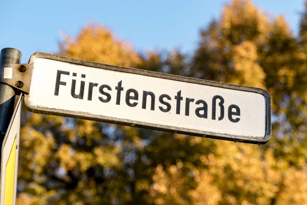 F rstenstra e F r Verlegung Von Versorgungsleitungen Gesperrt 