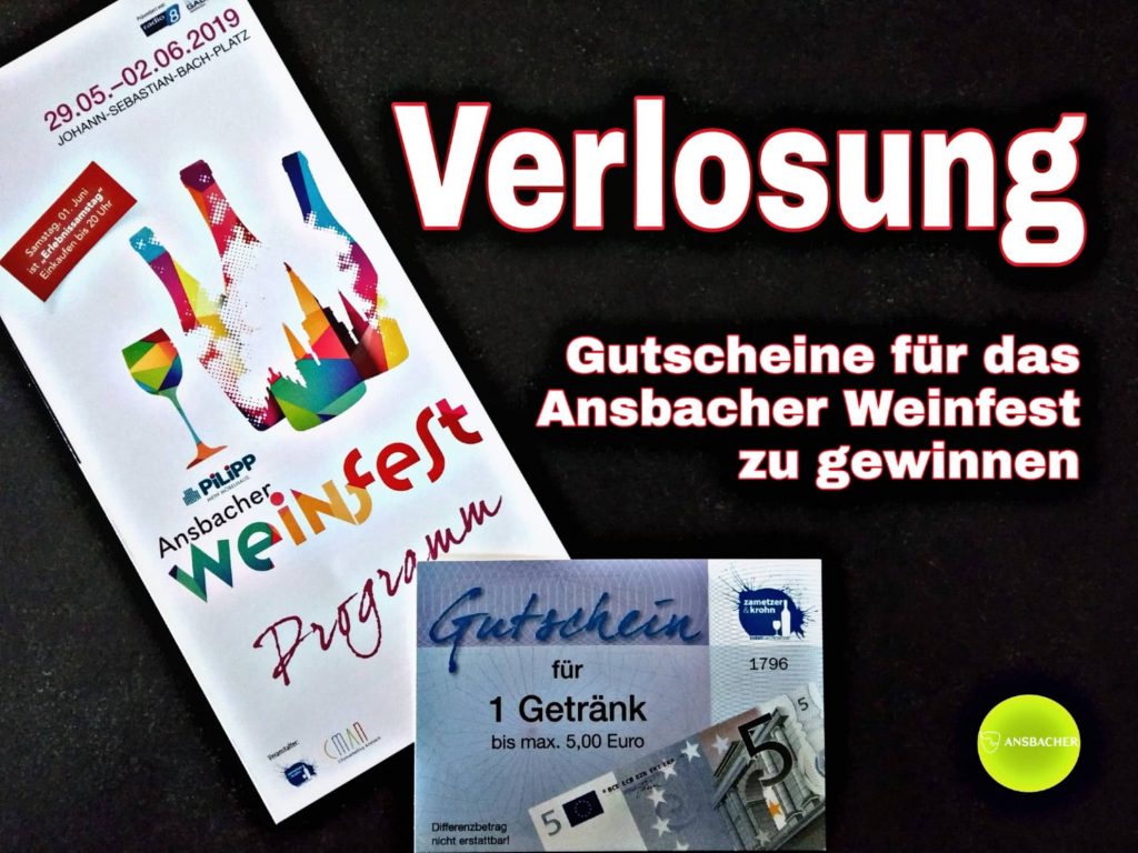 Verlosung zum ersten Ansbacher Weinfest – fränkischer.de