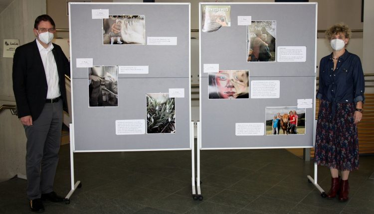 Landrat Dr. Jürgen Ludwig und die Gleichstellungsbeauftragte des Landkreises Ansbach Renate Lischka. Foto: Landratsamt Ansbach
