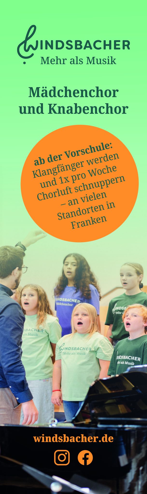 Banner Winsbacher Knabenchor Windsbach