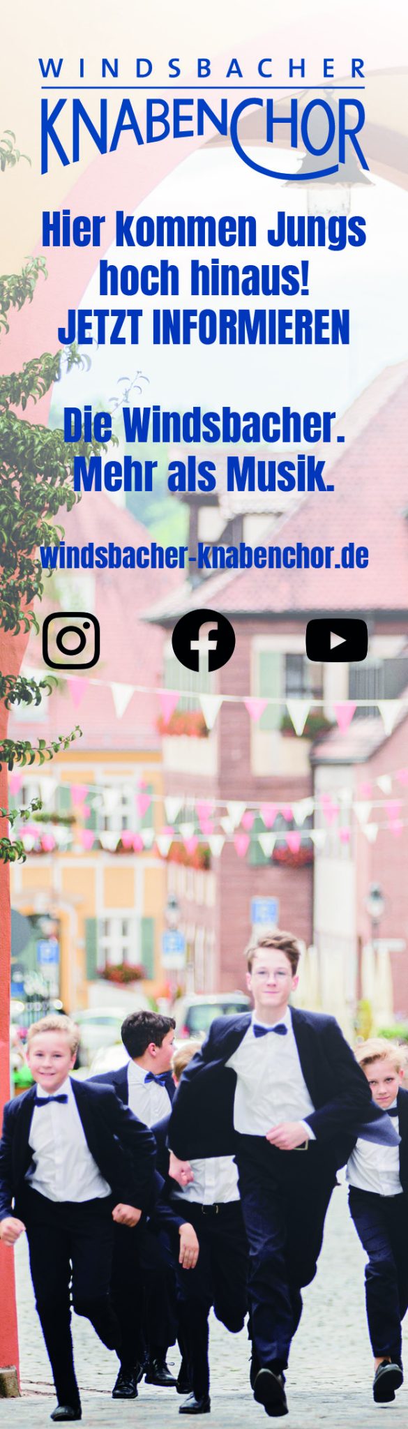 Banner Winsbacher Knabenchor Windsbach