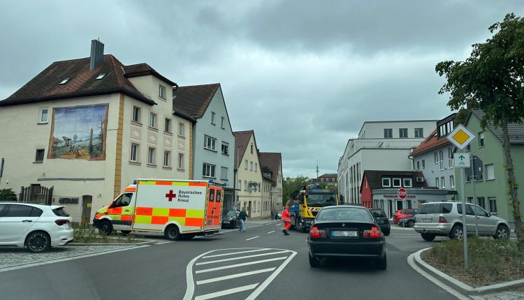 240508 Unfall Schloßstraße Stadt Ansbach