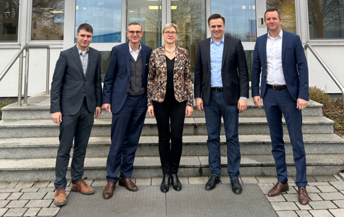 Besuch Vereinigte Papierwarenfabriken in Feuchtwangen zusammen Mit MdL Andreas Schalk