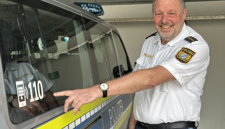 250310 110 Notruf Polizei Josef Mehringer, Leitender Polizeidirektor und Leiter der Polizeiinspektion Ansbach