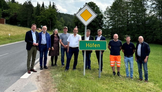 Kreisstraße AN 17 - Straßenbauarbeiten zwischen Warzfelden und Adelmannsdorf
