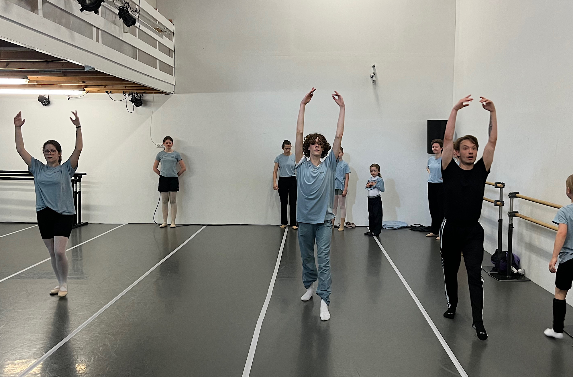 Dance Company beim Traininig / Foto: Jakob Rittmaier